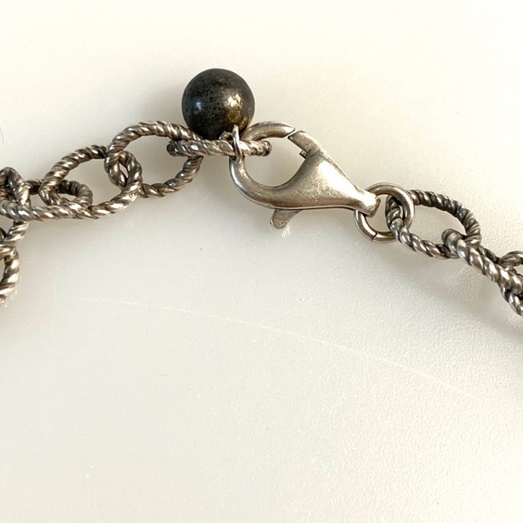 SILPADA Mother of Pearl Pyrite 925 Necklace - Picture 7 of 11